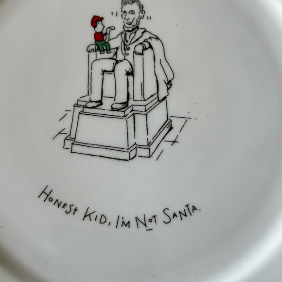 Humorous Christmas Plates - Set of Four - Picture 3 of 10